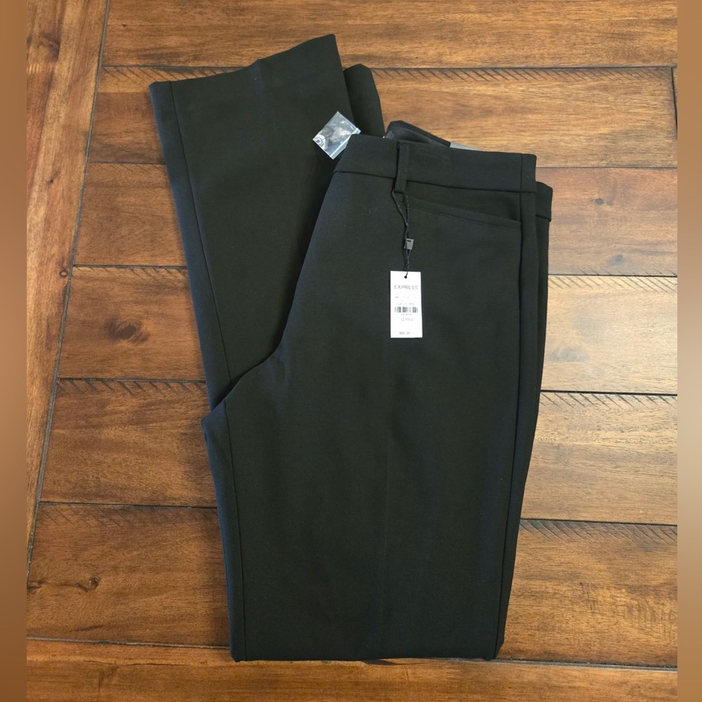 Express Women’s Columnist Boot High Rise Pants Size 12 *NWT* Color - Black